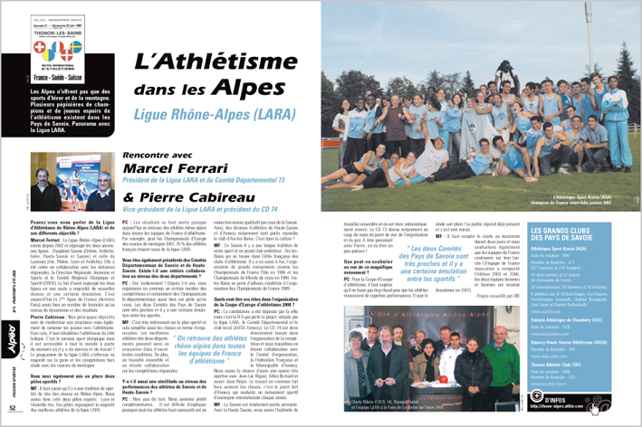 ALPEO 4 Article athletisme Alpes