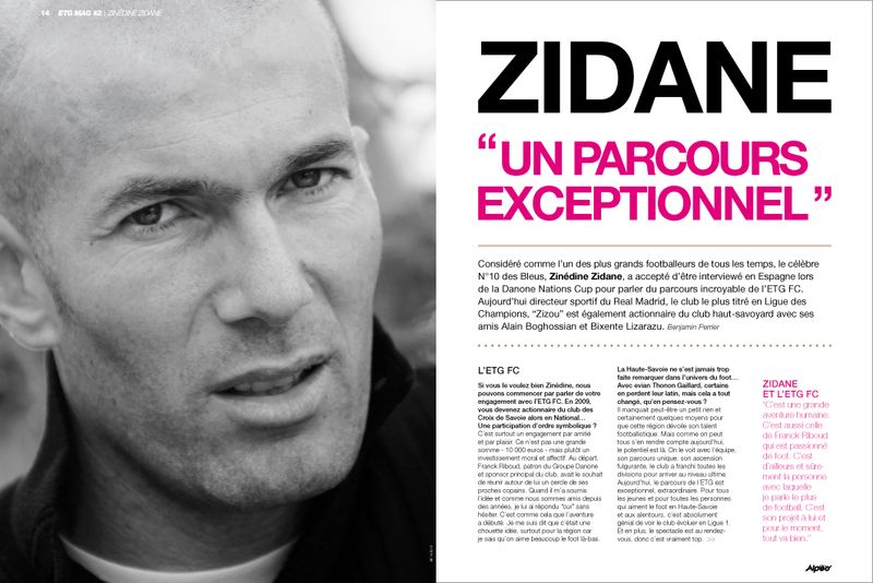 ETG MAG 2 Zidane interview