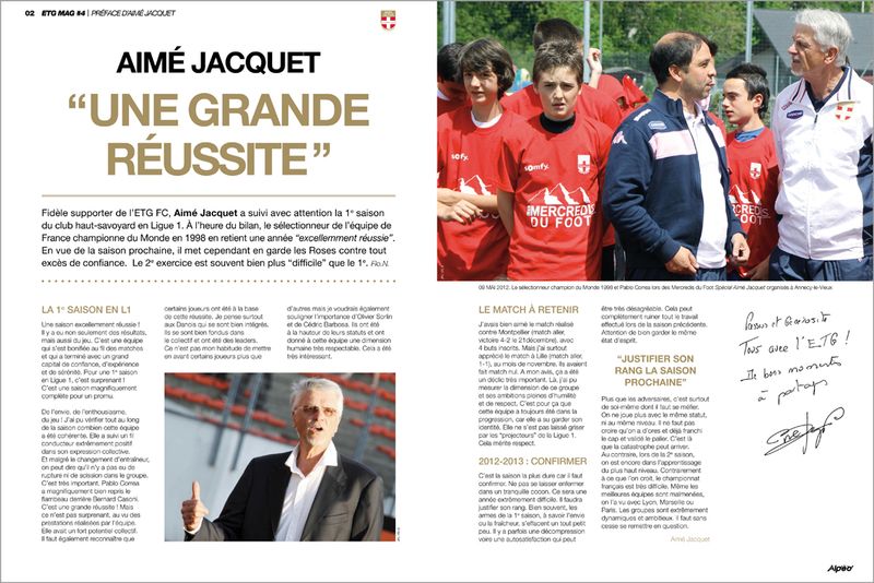 ETG MAG 4 Preface Aime Jacquet