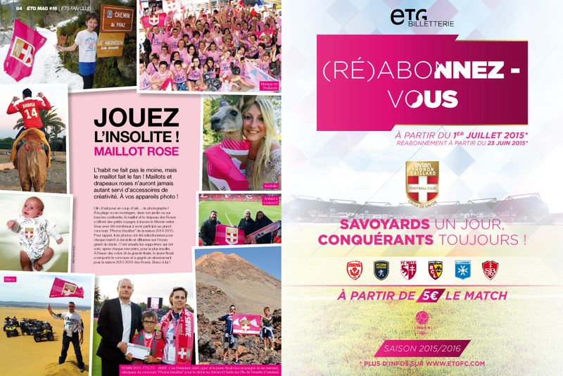 ETG MAG 16 Insolite maillot rose ALPEO